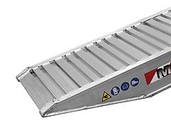 Metalmec Auffahrrampen Bagger Verladerampen Alurampen 3,5 m / 6,870 t Auffahrschienen Auffahrrampen Rampen M150/35 mit oder ohne Rand