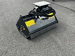 Häner Mulcher Baggermulcher für Minibagger Minbaggermulcher Schlegelmulcher Mulcher 800 mm Bagger 1,5-4 t Klasse