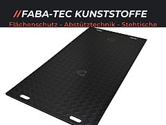 10er Set Fahrplatten für Minibagger/Radlader