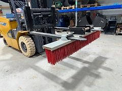 NLB Kehrbesen MS01 Schiebebesen Palettengabel Minibagger