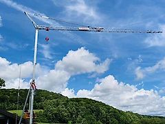 FB GRU GA727D80 Dachdeckerkran, Zimmermannskran, Kran, EUROGRU