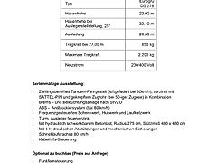 Eurogru DS 278 Dachdeckerkran, Zimmermannskran, Kran, Baukran