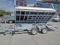 Eduard Dreiseitenkipper 3500 kg Alu mit Laubgitter E-Pumpe Kipper