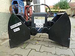 Rock - Greifer/ 2-Schalen-Hydr.-Gr. eintlg. kpl. HG1/4 - Schnittbreite ca. 265 mm, - Öffnungsweite 800 mm - Bagger: 0,8t-4,5t