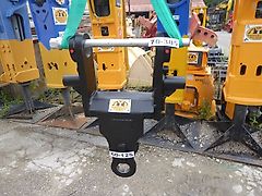 Kinshofer - Kreuz-Gelenk Greifergabel - passend zu SW Aufnahme OQ 65 - Bagger-Aufnahme: 70-385 mm lichte Weite - Aufnahme unten: 60mm - Bagger: 8t-12t