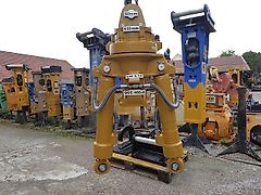 Liebherr - Greifer-Hydr./Dreheinheit orig. Liebherr GM 10 - geschraubt oder mit Zwischenrahmen gesteckt für 2 Bolzen - Tragkraft 4t-5t - Bagger: 16t-24t