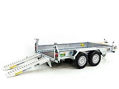 Unsinn Baumaschinenanhänger UBA 160x306cm 3,5t|Schwenk-Rampen