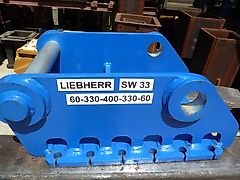Liebherr - SW-Adapterplatte SW 33 - Identmaße: 60-330-400-330-60 - Bagger: 8t-25t